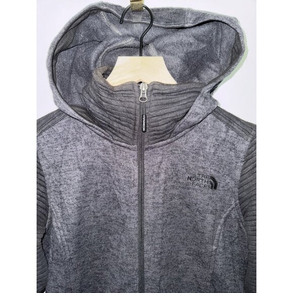 The North Face Indie Hooded Dark Grey Jacket Women Size Small Polyester - Picture 5 of 16